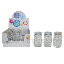 9PC Spice Bottle with Glass Lid (TM919)